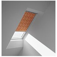 VELUX Rullegardiner - Oransje med mønster - 4568