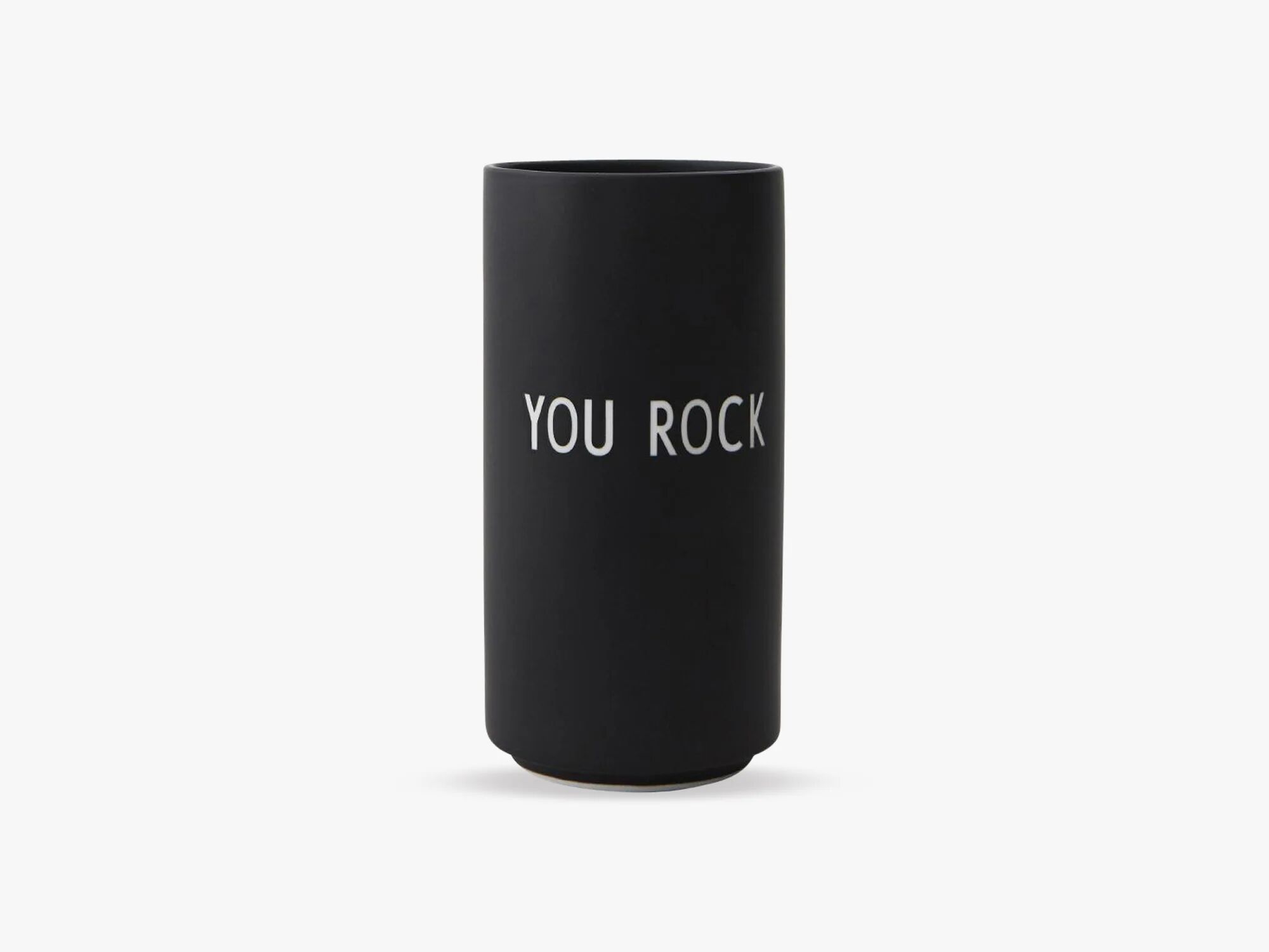 Design Letters Favorittvase, Black You Rock