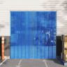 vidaXL Cortina de porta 200 mm x 1,6 mm 10 m PVC azul