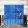vidaXL Cortina de porta 300 mm x 2,6 mm 10 m PVC azul