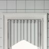 vidaXL Varões para cortinas 2 pcs 60-105 cm alumínio branco e prateado