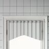 vidaXL Varões para cortinas 2 pcs 90-135 cm alumínio branco e prateado