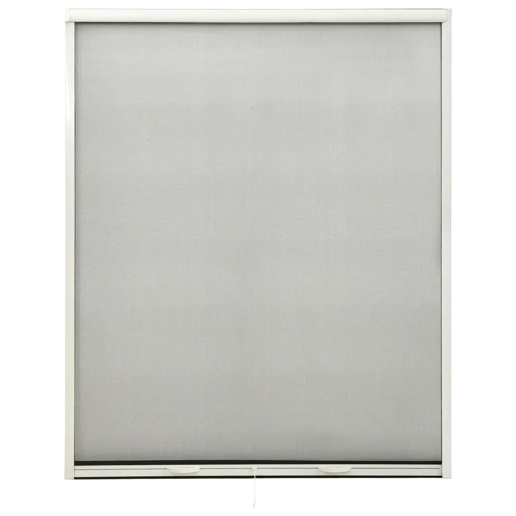 vidaXL Tela anti-insetos de descer para janelas 160x170 cm branco