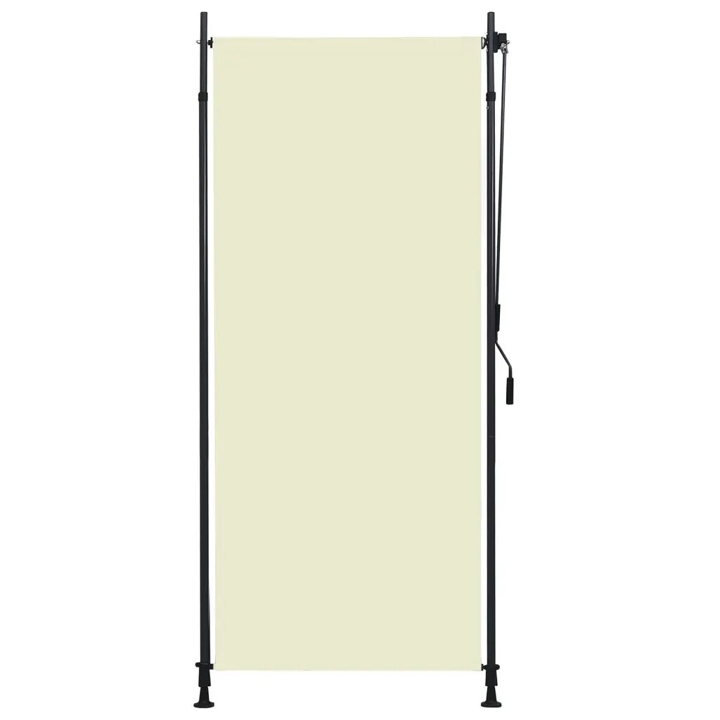 vidaXL Jaluzea tip rulou de exterior, crem, 100 x 270 cm