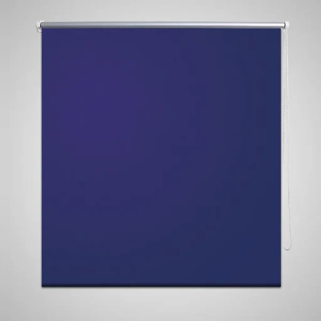 vidaXL Rullgardin mörkläggande 60x120 cm marinblå