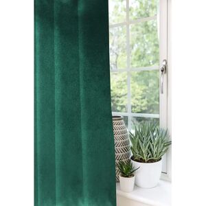 Symple Stuff Matt Velvet Curtains 2 Panels   Spice Orange Red Luxury Soft Made To Order Curtains & Drapes   Cotton Pencil Pleat Blackout Lined Width 1 green/blue 228.0 H x 228.0 W cm