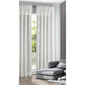 Ebern Designs Demeko Eyelet Sheer Curtain 245.0 H cm