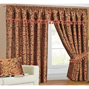 Textile Home Georgia Pencil Pleat Room Darkening Thermal Curtains 228.0 H cm