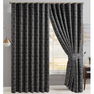 Marlow Home Co. Marmaduke Beautiful Fully Lined Pencil Pleat Blackout Curtains 137.0 H x 116.0 W cm