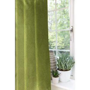 Symple Stuff Matt Velvet Curtains 2 Panels   Spice Orange Red Luxury Soft Made To Order Curtains & Drapes   Cotton Pencil Pleat Blackout Lined Width 1 green/blue 228.0 H x 167.0 W cm