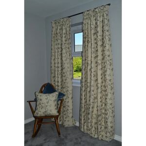 Fleur De Lis Living Choate Tailored Pencil Pleat Blackout Thermal Curtains green/blue 228.0 H cm