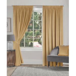 Fairmont Park Velour Fully Lined Pencil Pleat Room Darkening Curtains 183.0 H x 229.0 W cm