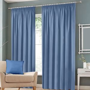17 Stories Eiliana Pencil Pleated Blackout Thermal Curtains black/blue/brown/gray/green/indigo/navy/orange/pink/red/white/yellow 228.0 H cm