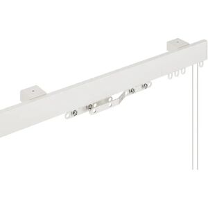 Symple Stuff 150Cm Bridgeview Corded Aluminium Curtain Track White white 3.2 H x 350.0 W x 3.5 D cm