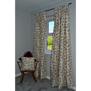 Fleur De Lis Living Choate Tailored Pencil Pleat Blackout Thermal Curtains red 182.0 H cm