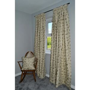 Fleur De Lis Living Choate Tailored Pencil Pleat Blackout Thermal Curtains gray/brown 228.0 H cm