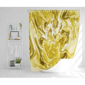 Canora Grey Loma Polyester Shower Curtain green/yellow/brown 177.0 H x 210.0 W cm