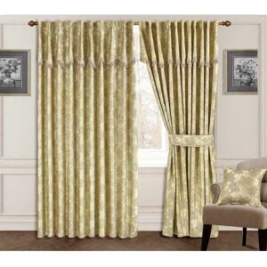 Mercer41 Vicksburg Slot Top Blackout Thermal Curtains yellow 183.0 H x 168.0 W cm