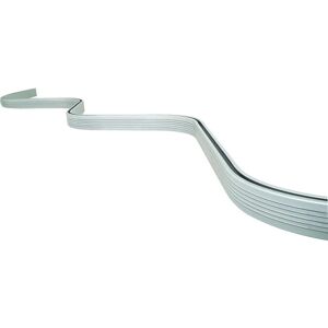 Croydex - Bendable 2.5m Shower Curtain Rail, Silver - Silver