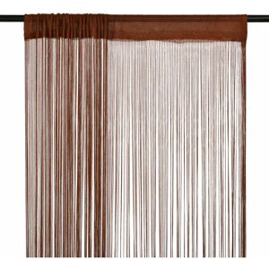 BERKFIELD HOME Royalton String Curtains 2 pcs 100x250 cm Brown