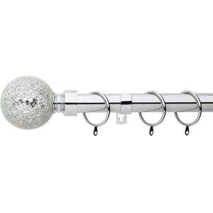 (Nickel, 120cm - 220cm, 47" to 87" Approx) A.Unique Home Crackle Ball Metal Exte