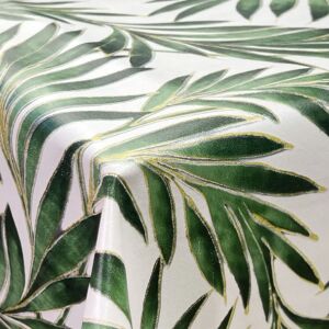 Terrys Fabrics Embossed Palm PVC Fabric Green