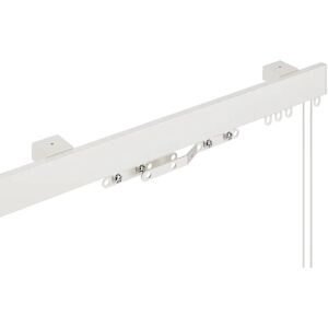 Terrys Fabrics Contour Corded Aluminium Track Curtain Track White