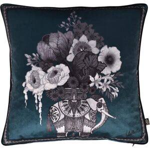 Laurence Llewelyn-Bowen Generou Elephant 43cm x 43cm Filled Cushion Green