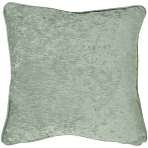 Terrys Fabrics Textured Chenille 43cm x 43cm Filled Cushion Green