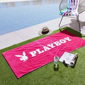 Terrys Fabrics Playboy Iconic Bunny Beach Towel 76cm x 160cm Pink