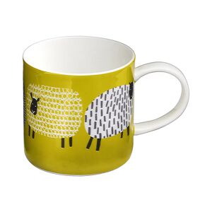 Ulster Weavers Dotty Sheep Mug New Bone China Yellow