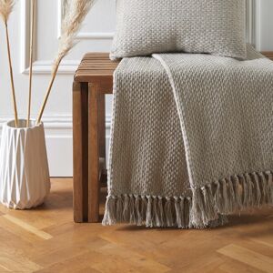 Terrys Fabrics Hayden Throws and Cushion Natural