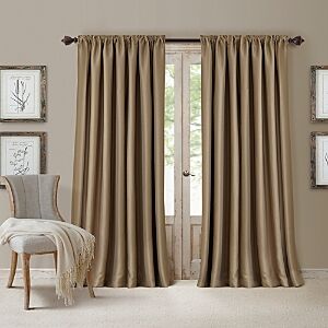 Elrene Home Fashions All Seasons Blackout Curtain Panel, 52 x 108  - Antique Gold