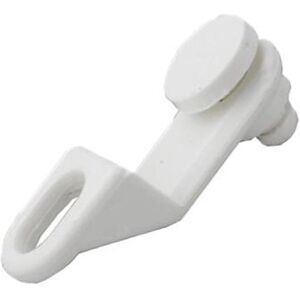 Textiles Direct Swish Supreme Extra Glide Curtain Track Roller Gliders, White, 10 Pack