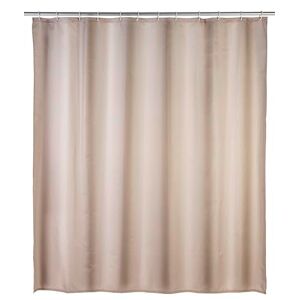 Wenko 20045100 Shower Curtain Textile Anti-Mould 180 x 200 cm Beige
