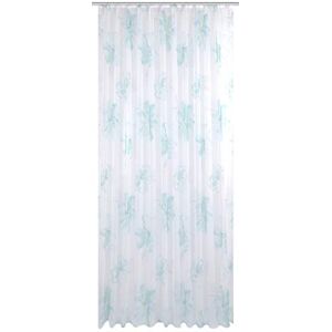 Home Fashion Curtain Fabric, Fabric, aqua, 225 x 375 cm