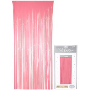 Oaktree UK 650527 Pastel Door Curtains, Pink