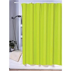 MSV PEVA Grey Brown Shower Curtain 180X200 CM, Polyester, Green, 180 x 200 cm