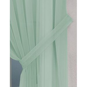 John Aird Pair Of Voile Tie Backs (Pastel Green)