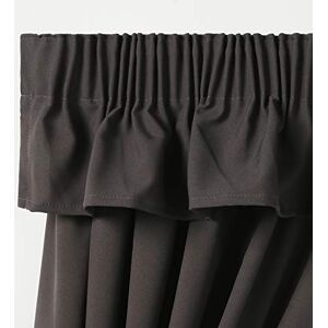 Trend Curtains Caravan Dark Grey pelmet Valance Perfect for Caravan Motorhome campervans (90" Width x 8" Drop valance)