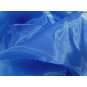 Falconsuperstore **FREE UK POST** FAT QUARTERS ROYAL BLUE PLAIN ORGANZA VOILE FABRIC FAT QUARTER SHEER MATERIAL, WEDDING DRESS, CRAFT NET CURTAIN DRAPES PARTY FANCY DRESS BLUE DARK BLUE ORGANZA FAT QUARTER