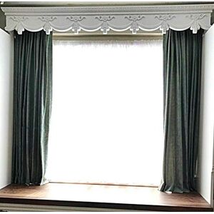 Click CURTAIN BOX VALANCE PELMET WINDOW CORNICE SWAG CROWN CANOPY COVER VICTORIAN 9 feet 108 inches 275cm x 18.5cm x 18.5 cm EASY FIT CB9ft