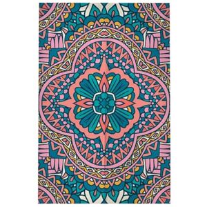 DOTBUY-SHOP Door Curtain, Mandala Print Indoor Blackout Curtains Cotton Linen Fly Curtains for Doors for Kitchen, Living Room, Window Curtain Decorative Cut Off Door Blinds (Green,65x90cm)