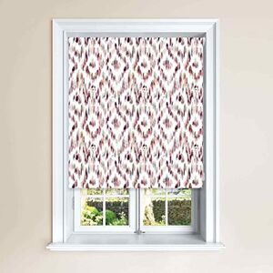 Lister Cartwright Charvak Watercolour Design Blackout Roller Windows Blinds Easy Fit Child Safety Cut To Size Fixing Inc(Rice, Sample)