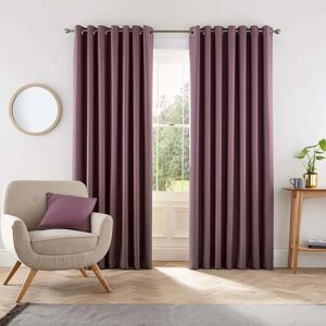 Helena Springfield Eden Lined Curtains 90" x 90", Grape