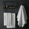 Content By Conran Content By Terence Conran Zero Twist Cotton Modal Towels White