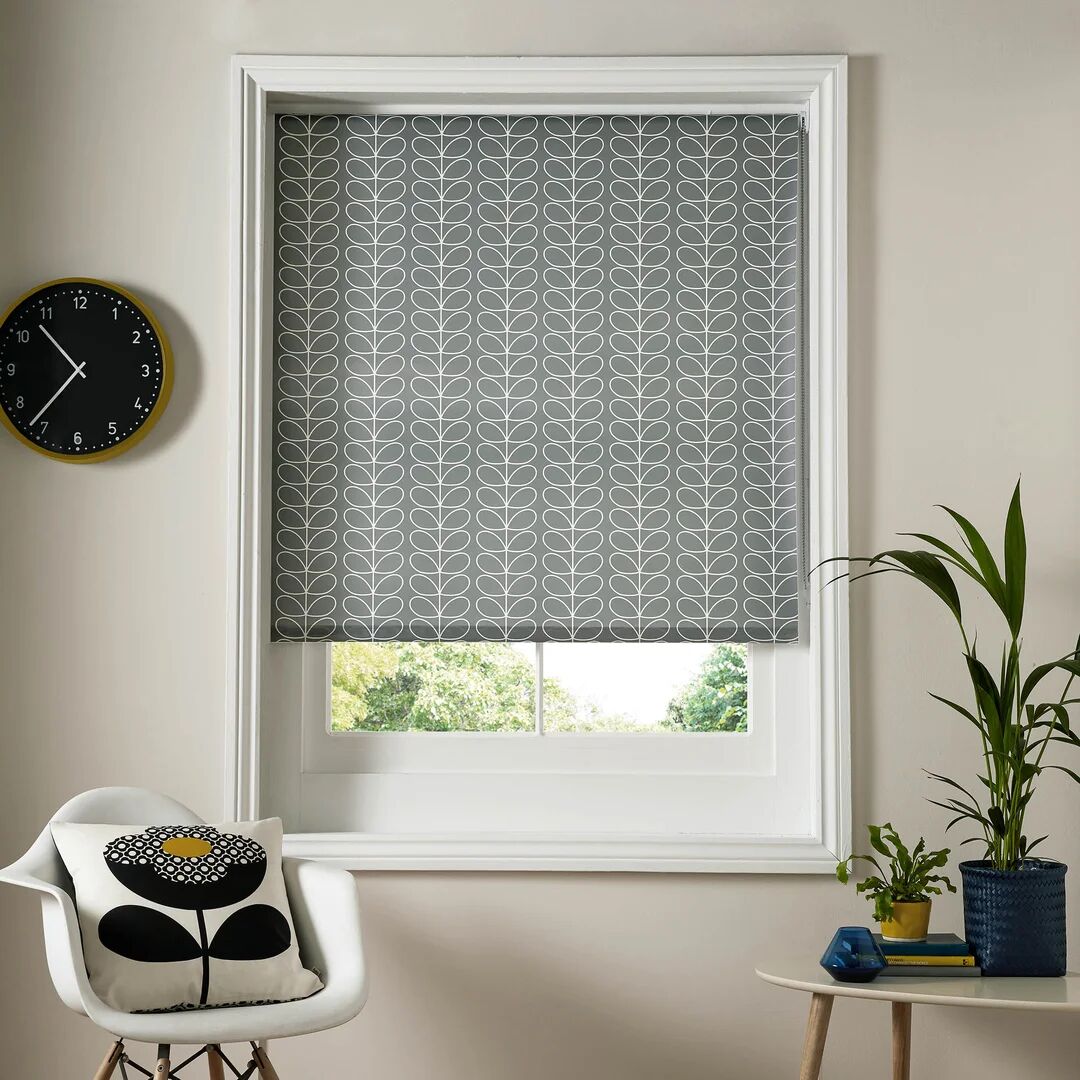 Photos - Blinds Orla Kiely Linear Stem Roller Blind white 162.0 H x 150.0 W x 1.0 D cm