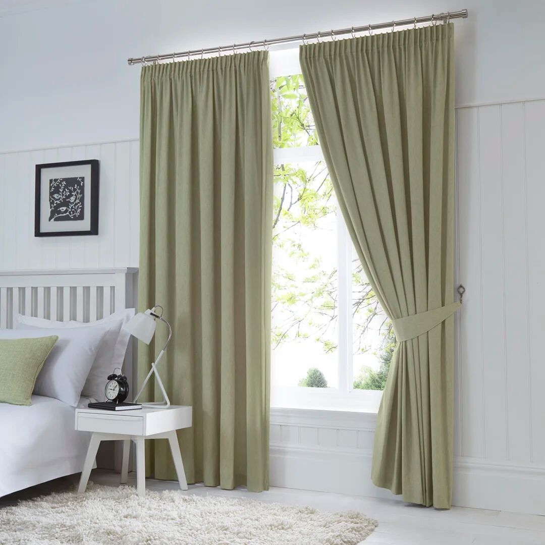 Fusion Room Darkening Thermal Curtains green/blue 229.0 H cm