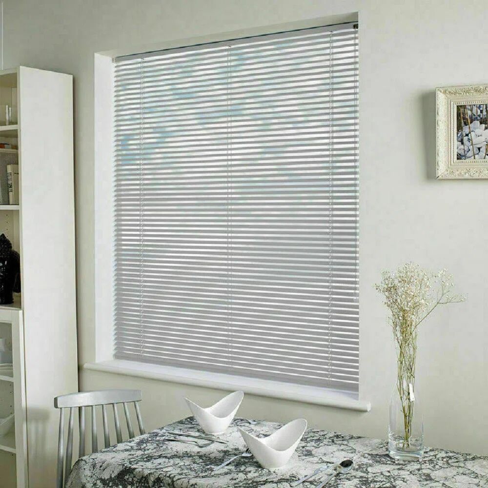 Photos - Blinds Symple Stuff PVC Metal Venetian Blind white 150.0 H x 240.0 W cm