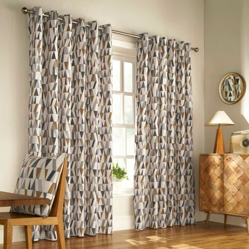 Corrigan Studio Wellston Grommet Room Darkening Curtains Corrigan Studio Panel Size: 168 W x 137 D cm  - Size: 229 W x 137 D cm